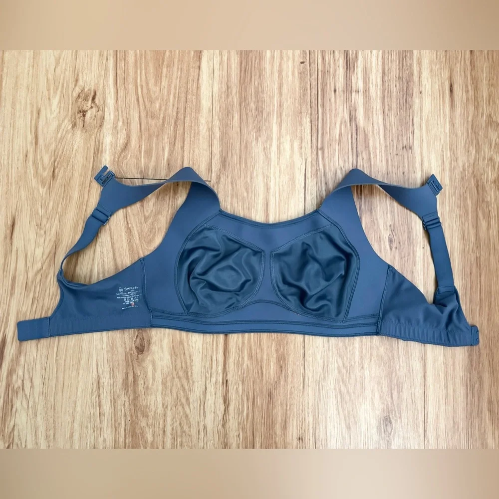 Sweaty Betty Zero Gravity Running Sports Bra High Support Racerback 38B Blue - Picture 5 of 6